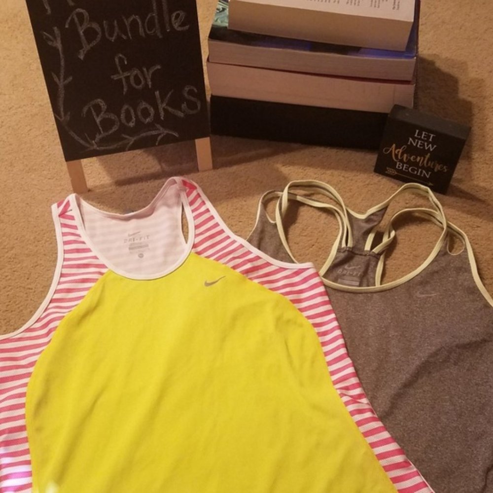 Nike Tank Tops Medium Set of 2 Dry Fit Athletic